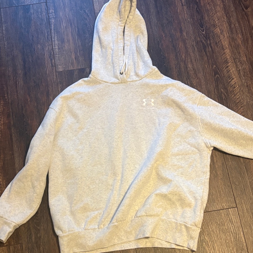 Under Armour Light Gray Pullover Hoodie